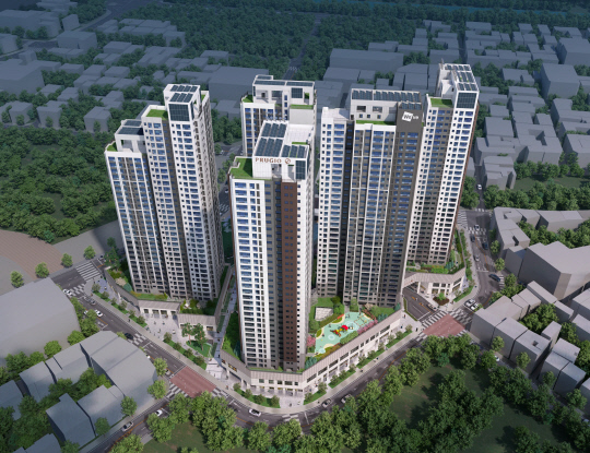 서울 영등포 1-13구역 도시환경정비사업을 통해 공급되는 '리버센트 푸르지오 위브' 조감도. [대우건설 제공]